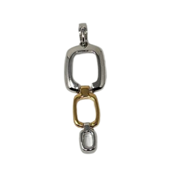 Lia Sophia "Flipout" Women's Reversible Pendant Slide for Necklaces and Chains - Picture 5 of 9